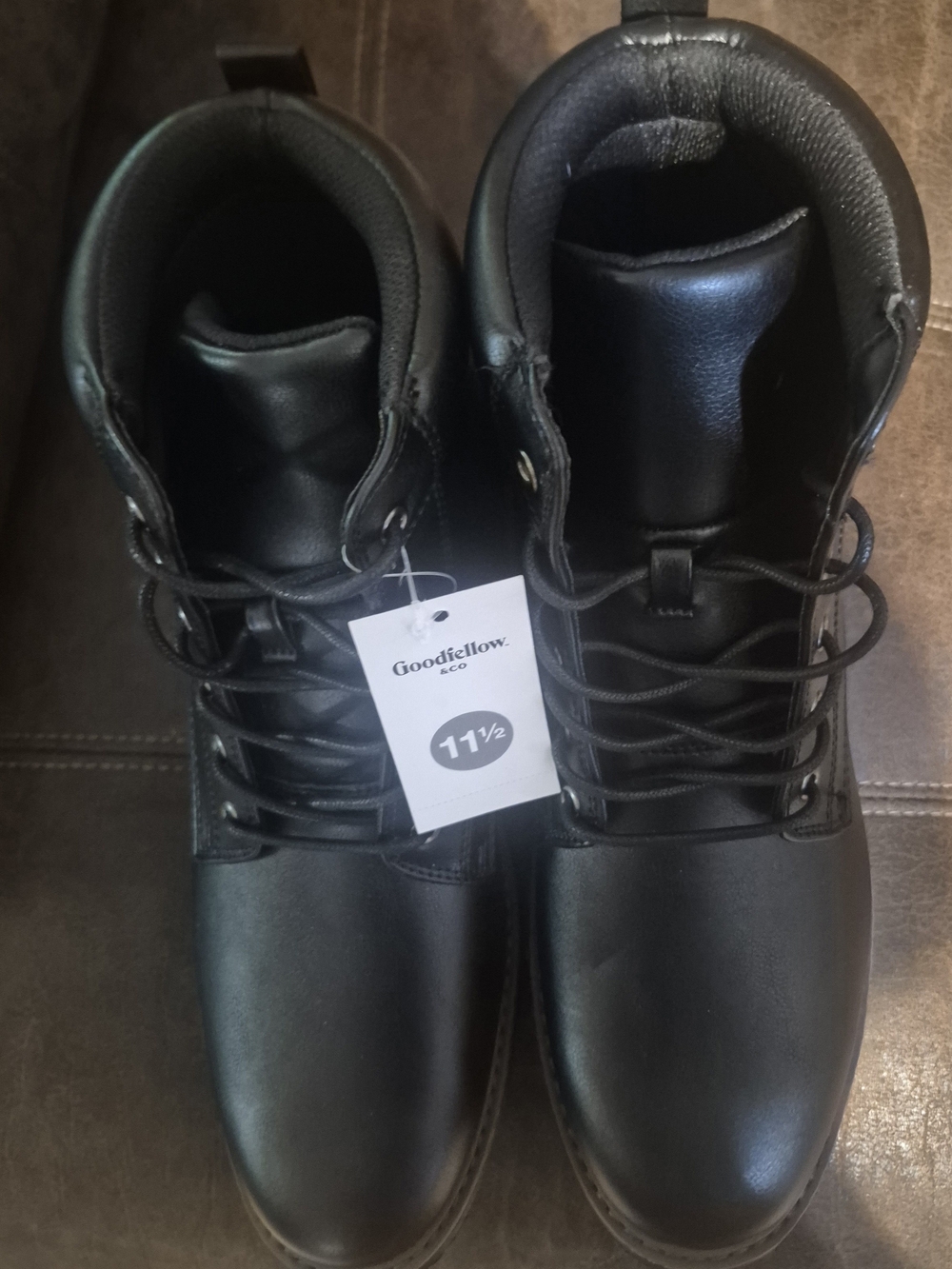 Goodfellow & Co Men's Black Lace-Up Boots